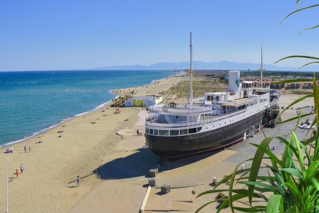 A 500 M De La Plage, Tout Confort Avec Wifi Le Barcarès Exterior foto